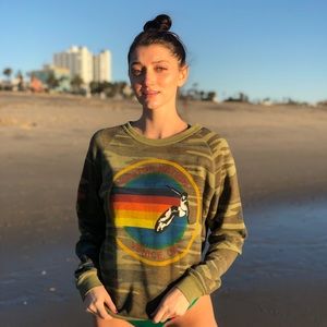 AVIATIOR NATION CREW SWEATSHIRT - Small